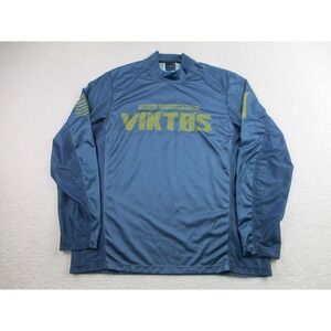 Viktos Range Trainer Sunblock‎ Jersey Shirt Mens XS Blue Long Sleeve Athletic